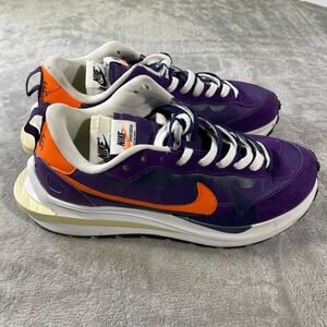 Nike Vaporwaffle Sacai Sneakers Mens 10 Dark Iris Purple Orange DD1875‎ 500